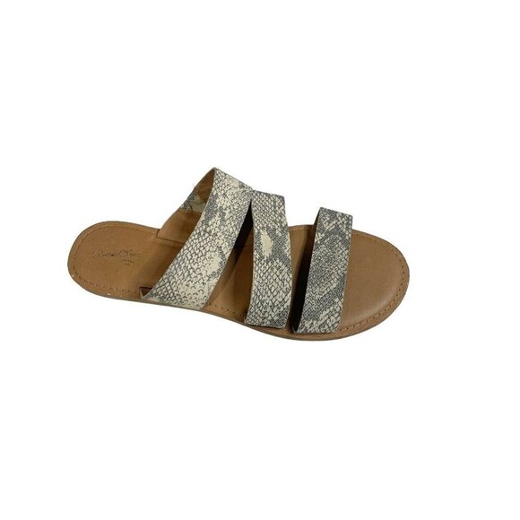 Universal Thread Womens Gray Snake Skin Print Sammi Style Sandals Shoes Size 9 - Picture 1 of 7